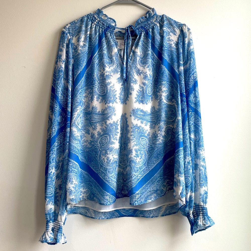 Loose Paisley Summer Top